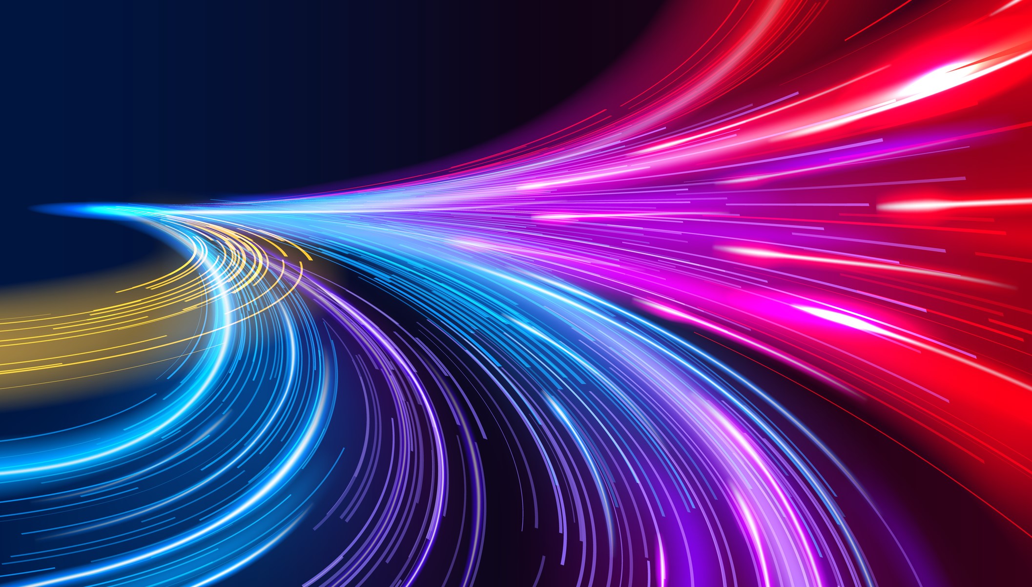 Abstract colorful speed background with lines